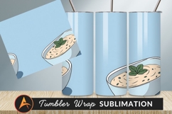 Creamy Hummus Bowl With Mint Tumbler Png Product Image 1