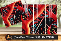 Abstract Background With Splashes Tumbler Png Product Image 1
