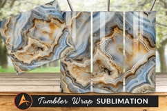 Abstract Agate Pattern Tumbler Png Design Resource Product Image 1