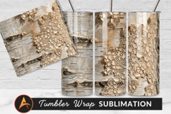 Birch Bark With Decorative Texture Tumbler Product Image 1