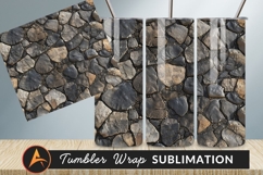 Grey Stone Wall Rock Texture Tumbler Png Product Image 1