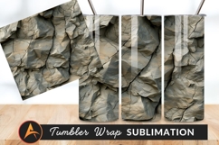 Close Up Of Cracked Rugged Rock Texture Tumbler Product Image 1