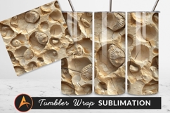 Fossil Embedded Rocks Texture Seamless Pale Pattern Product Image 1