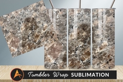 Granite Stone Texture With Brown And Grey Tumbler Product Image 1