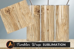 Wooden Texture Background With Knot And Grain Tumbler Product Image 1