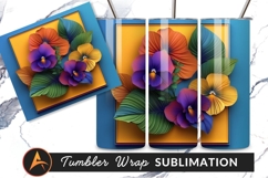 Floral Arrangement With Vibrant Colors And Modern Frame Product Image 1
