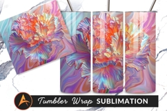 Iridescent Flower Tumbler Png Design Element Product Image 1