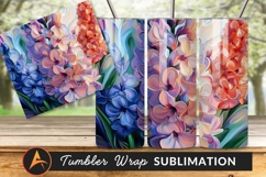 Abstract Floral Bouquet Oil Painting Style Flowers Tumbler Product Image 1