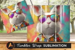 Cool Rabbit With Sunglasses And Shirt Tumbler Product Image 1