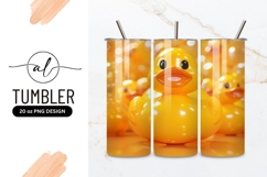 Many Yellow Rubber Ducks Tumbler Png Product Image 1