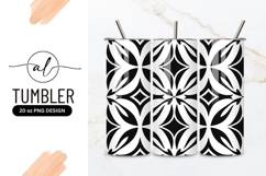 Black And White Geometric Seamless Vector Pattern Product Image 1