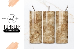 Aged Paper Texture Tumbler Png Background Product Image 1