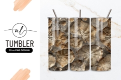 Cracked Soil Texture Seamless Pattern Organic Tumbler Png Product Image 1