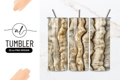 Abstract Wood Grain Texture Tumbler Png Product Image 1