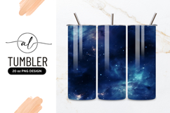 Cosmic Nebula Background with Sparkling Stars and Deep Blue Product Image 1