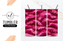 Abstract Pink Feather Texture Seamless Pattern Background Product Image 1