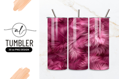 Close-up of Pink Feathers Texture Background magenta Product Image 1