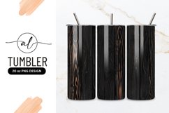 Vertical Black Wood Grain Texture with Bronze Highlights Product Image 1