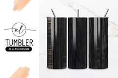 Vertical Black Wood Planks Texture with Grain and Knots Product Image 1