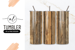 Rustic Wood Planks Texture Background Tumbler Png Product Image 1