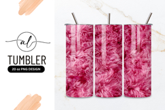 Pink Fluffy Feathers Texture Background Seamless Pattern Product Image 1
