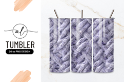 Lilac Braided Fiber Seamless Background Tumbler Png Product Image 1