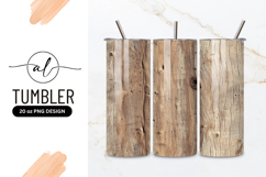 Weathered Wood Surface Texture Background Tumbler Png Product Image 1