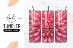 Pink Petals Of Artistic Tumbler Png Product Image 1