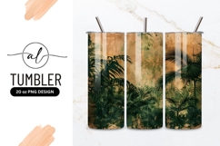 Tropical Palm Tree Foliage Illustration with Textured Product Image 1