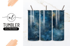Galaxy Space Watercolor Texture Seamless Pattern Product Image 1