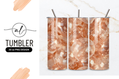 Rose Gold Balloons With Confetti Decorations Product Image 1