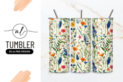Colorful Wildflower Meadow Seamless Pattern For Spring Product Image 1