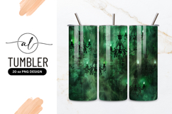 Emerald Green Chandelier Wall Art Background Tumbler Png Product Image 1