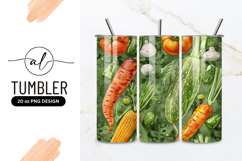 Watercolor Painting Of Various Fresh Vegetables Product Image 1