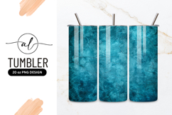 Teal Cracked Grunge Wall Tumbler Png Texture Product Image 1