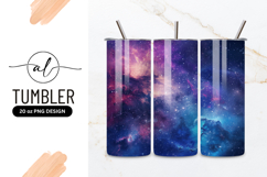 Cosmic Nebula Galaxy with Stars in Shades of Purple Blue Product Image 1