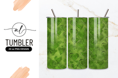 Green Heart Pattern on Textured Background hearts Product Image 1