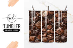 Assortment of Chocolate Candies and Confections on a Dark Product Image 1