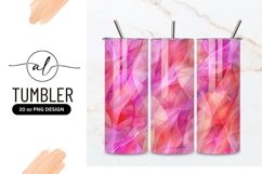 Abstract Pink and Red Swirls and Curves Graphic Design Product Image 1