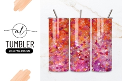 Abstract Glittery Background in Orange Pink and Purple Product Image 1