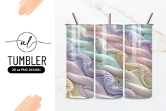 Pastel Braided Knit Texture Close Up in Soft Colors Product Image 1
