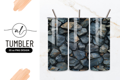 Close up of a textured stone wall with various shades Product Image 1