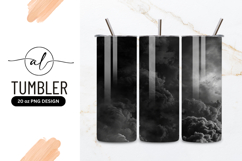 Dramatic Black Smoke Clouds Against a Dark Sky Product Image 1