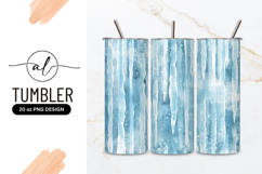 Winter Icicles Illustration on Blue Textured Background Product Image 1