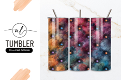 Abstract Tufted Upholstery Texture with Colorful Studs Product Image 1