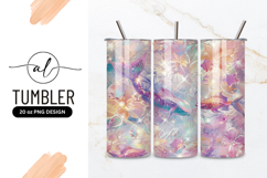 Fantasy illustration of fish and flowers with sparkling Product Image 1