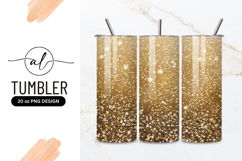 Gold Glitter Background with Sparkling Confetti and Light Product Image 1