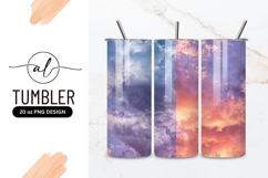 Dual sky sunset tumbler png design Product Image 1