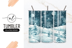 Winter wonderland tumbler png design Product Image 1