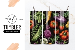 Vibrant vegetable tumbler png design Product Image 1